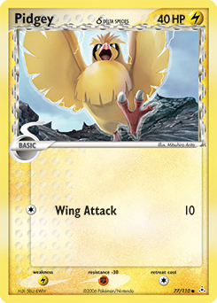 Pidgey δ - Holon Phantoms