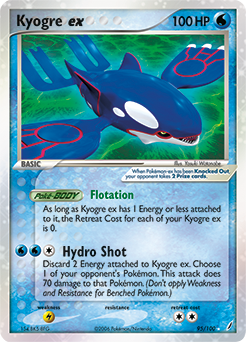 Kyogre ex - Crystal Guardians