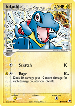 Totodile δ - Dragon Frontiers