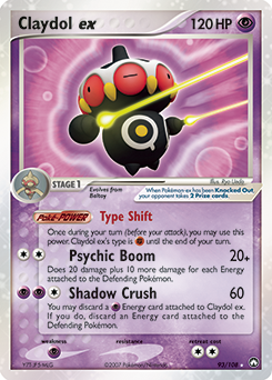 Claydol ex - Power Keepers
