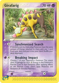Girafarig - Dragon