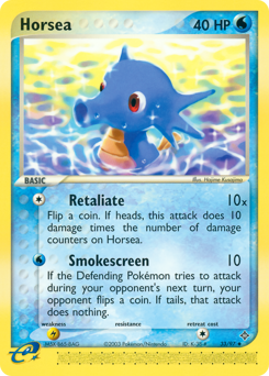 Horsea - Dragon