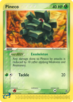 Pineco - Dragon