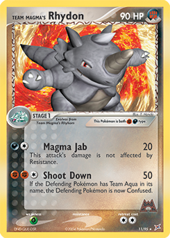 Team Magma's Rhydon - Team Magma vs Team Aqua