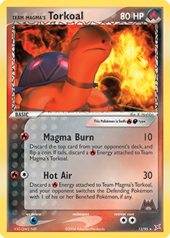 Team Magma's Torkoal - Team Magma vs Team Aqua