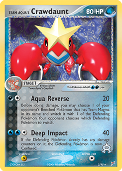 Team Aqua's Crawdaunt - Team Magma vs Team Aqua