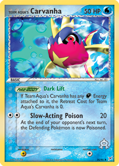 Team Aqua's Carvanha - Team Magma vs Team Aqua