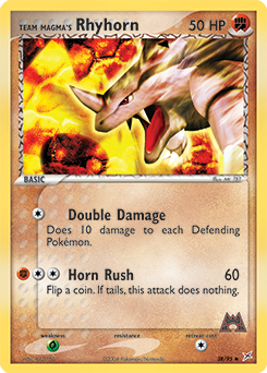 Team Magma's Rhyhorn - Team Magma vs Team Aqua