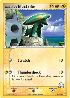 Team Aqua's Electrike - Team Magma vs Team Aqua
