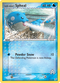 Team Aqua's Spheal - Team Magma vs Team Aqua