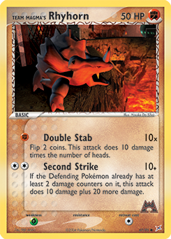 Team Magma's Rhyhorn - Team Magma vs Team Aqua