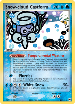 Snow-cloud Castform - Hidden Legends