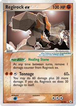 Regirock ex - Hidden Legends