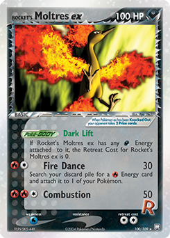 Rocket's Moltres ex - Team Rocket Returns