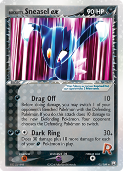 Rocket's Sneasel ex - Team Rocket Returns