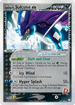Rocket's Suicune ex - Team Rocket Returns