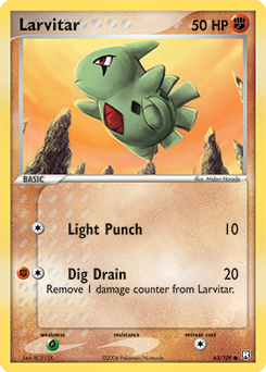 Larvitar - Team Rocket Returns