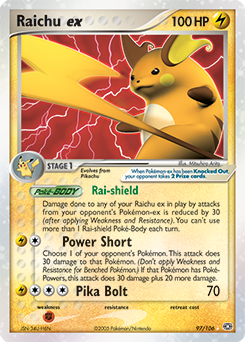 Raichu ex - Emerald