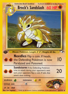 Brock's Sandslash - Gym Heroes