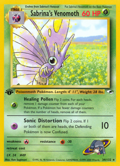 Sabrina's Venomoth - Gym Heroes