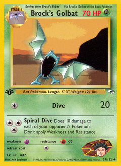 Brock's Golbat - Gym Heroes