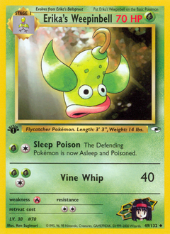 Erika's Weepinbell - Gym Heroes