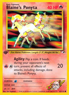 Blaine's Ponyta - Gym Heroes