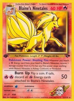 Blaine's Ninetales - Gym Challenge