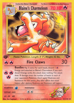 Blaine's Charmeleon - Gym Challenge