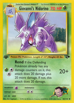 Giovanni's Nidorino - Gym Challenge