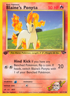 Blaine's Ponyta - Gym Challenge