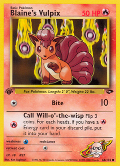 Blaine's Vulpix - Gym Challenge