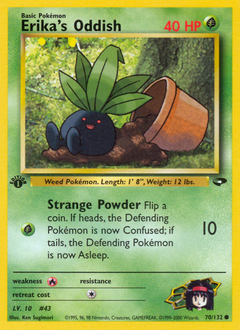 Erika's Oddish - Gym Challenge