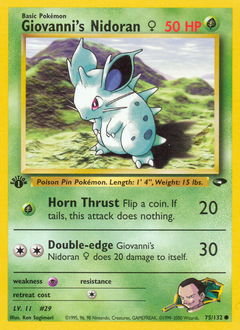 Giovanni's Nidoran ♀ - Gym Challenge