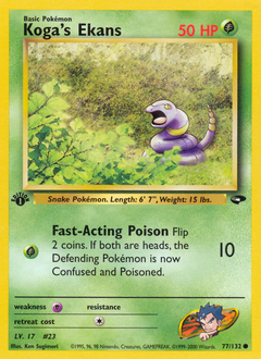 Koga's Ekans - Gym Challenge