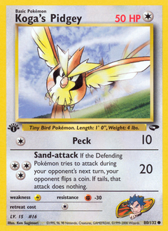Koga's Pidgey - Gym Challenge