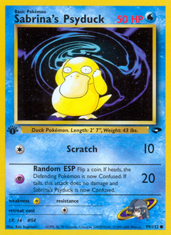 Sabrina's Psyduck - Gym Challenge
