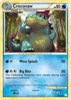 Croconaw - HeartGold & SoulSilver