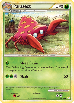 Parasect - HeartGold & SoulSilver