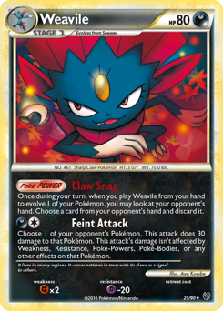 Weavile - HS Undaunted
