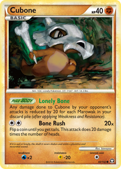 Cubone - HS Triumphant