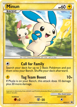 Minun - HGSS Black Star Promos