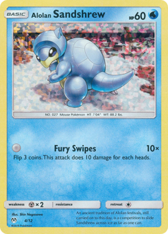 Alolan Sandshrew - McDonald's Collection 2019