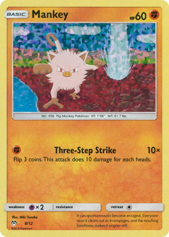 Mankey - McDonald's Collection 2019