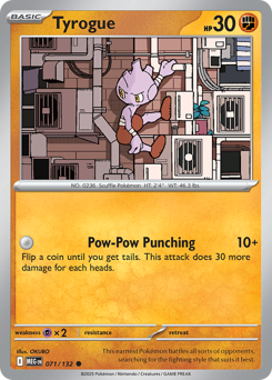Tyrogue - Mega Evolution