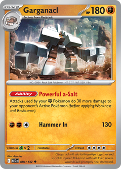 Garganacl - Mega Evolution