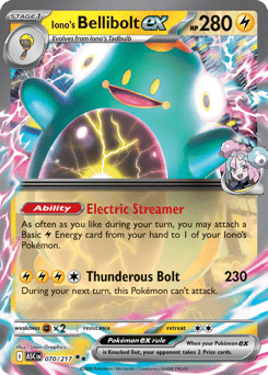 Iono's Bellibolt ex - Ascended Heroes
