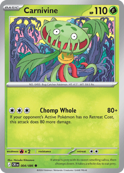 Carnivine - Chaos Rising #4 Price & Value ($0.04) | PokeScope