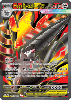 Mega Excadrill ex - Pitch Black