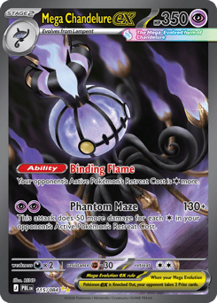 Mega Chandelure ex - Pitch Black